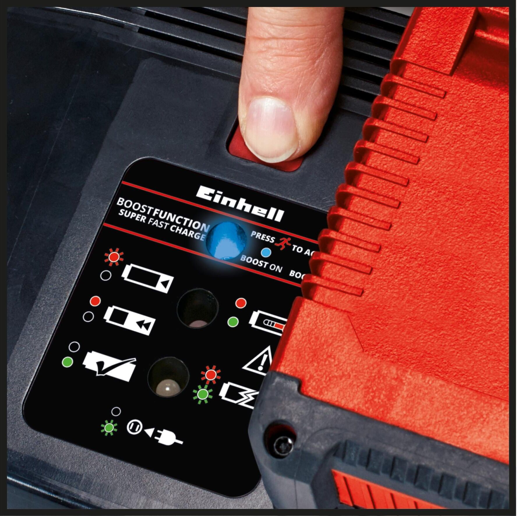 Akku-Ladestation EINHELL "Power X-Boostcharger 8A", schwarz, Ladegeräte, Akku-Ladestation schwarz Einheitsgröße