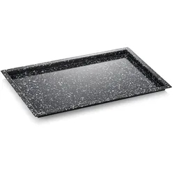 2x GN Blech 1/1-020 mm, 53 x 32,5 cm, emailliert, Metall