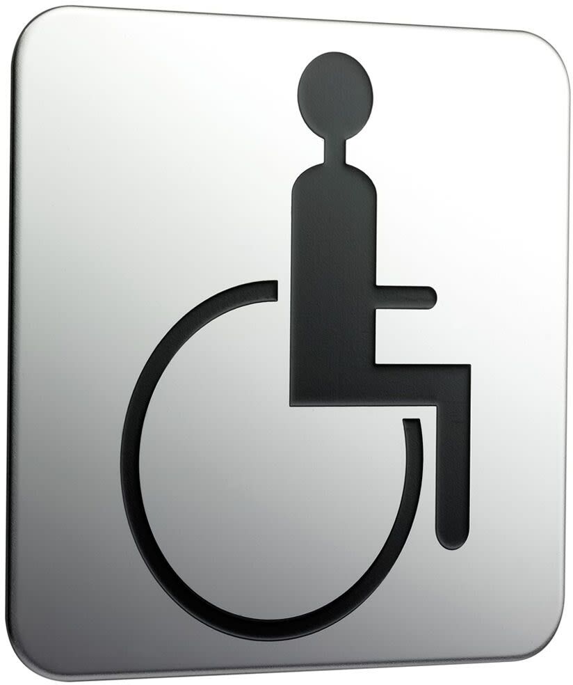 Emco system 2 Türschild Rollstuhlfahrer