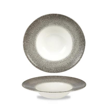 Churchill Raku Quartz Black Teller Tief 24cm