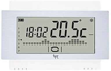 Bpt Cronotermostato Radio Touch Screen Da Parete Batteria W  Th/500 Wh