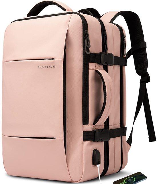 Reiserucksack 35l Damen, USB, 17 Zoll Laptop, Flug