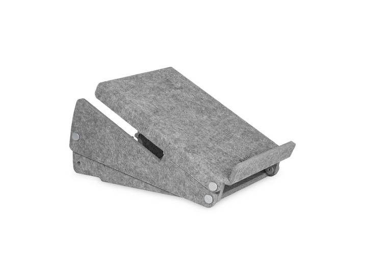 Bakker Elkhuizen Ergo-Top 320 Circular - Support réglable écologique pour ordinateur portable - Gris