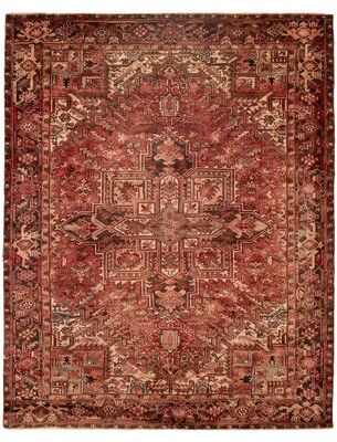 ECARPETGALLERY Hand-knotted Sarabi Red Wool Rug - 7'5 x 9'3