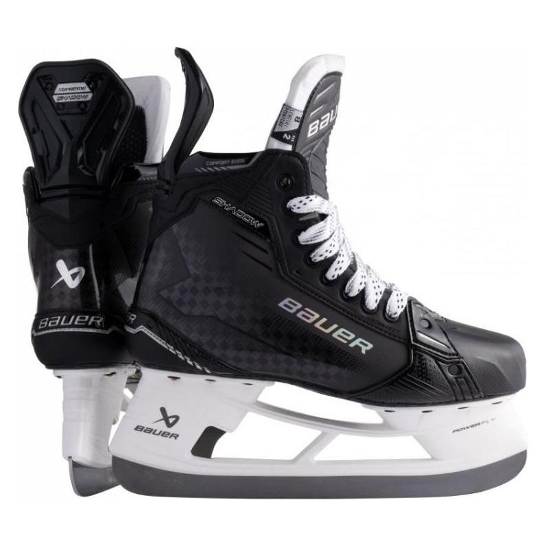 Bauer Supreme Shadow SR Hockey-Schlittschuhe (SR 8 - 43, FIT 3) (43) (Bauer)
