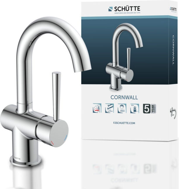 KIRCHHOFF CORNWALL Robinet de lavabo, chrome (79010)