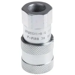 RS PRO, Rohrverbindungstechnik, Kupplung Stirn. fl., Spitze 3/8" BSP