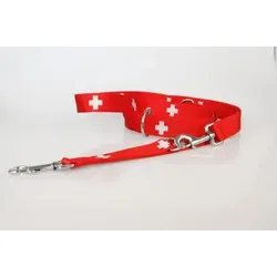 Hundeleine Schweizer Kreuz | weiches PA (Nylon) | 3,0 x 220 cm
