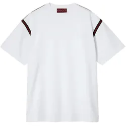 Gucci Baumwoll JerseyT-Shirt mit Bestickungen XXL Gr. n:XXL