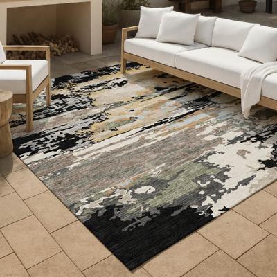 Addison Rugs Machine Washable Indoor/ Outdoor Abstract Emery Chantille Rug