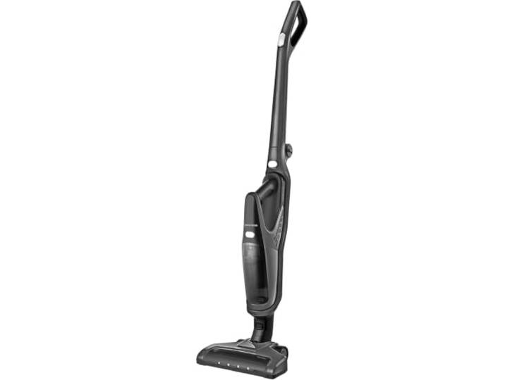 GRUNDIG - VCH 9932 2-in-1 Akku-Handstaubsauger - 21,6V Li-Ion Akku & 75 Min. Laufzeit - HEPA-Filter - LED-Bodenbürste - Beutellos - Anthrazit/Schwarz
