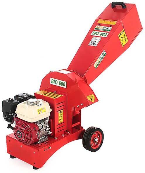AgriEuro TOP-LINE Top Line BIO 600 - Benzin Häcksler - mit Honda Motor GX 200