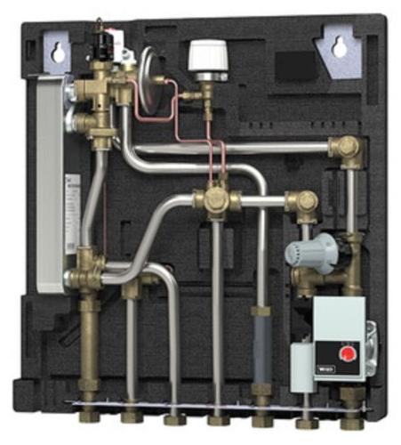 DANFOSS EvoFlat MSS Wohnungsstation 2-Platten-WT