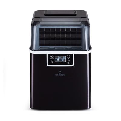 Klarstein Chios Eiswürfelmaschine 20 kg/24 h Auto-Clean 3,2-Liter Wassertank Schwarz