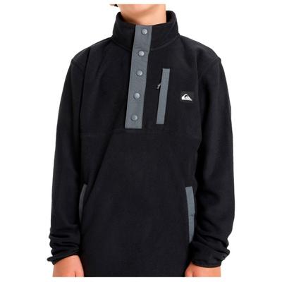 Quiksilver - Kid's No Destination Half Snap - Fleecepullover Gr S - 10 Years schwarz