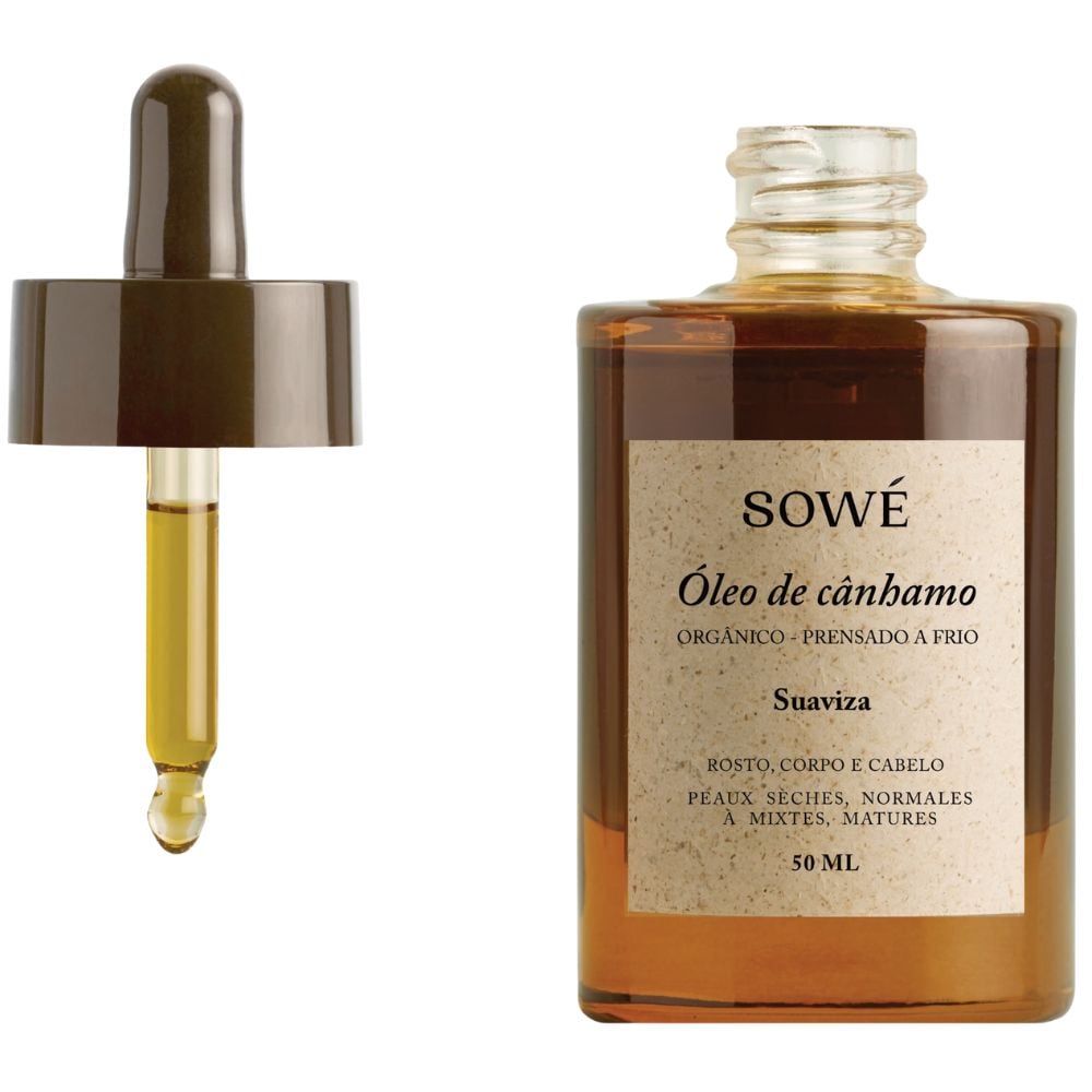 Sowé Hemp Oil Smoothing for for Face, Body and Hair 50mL
