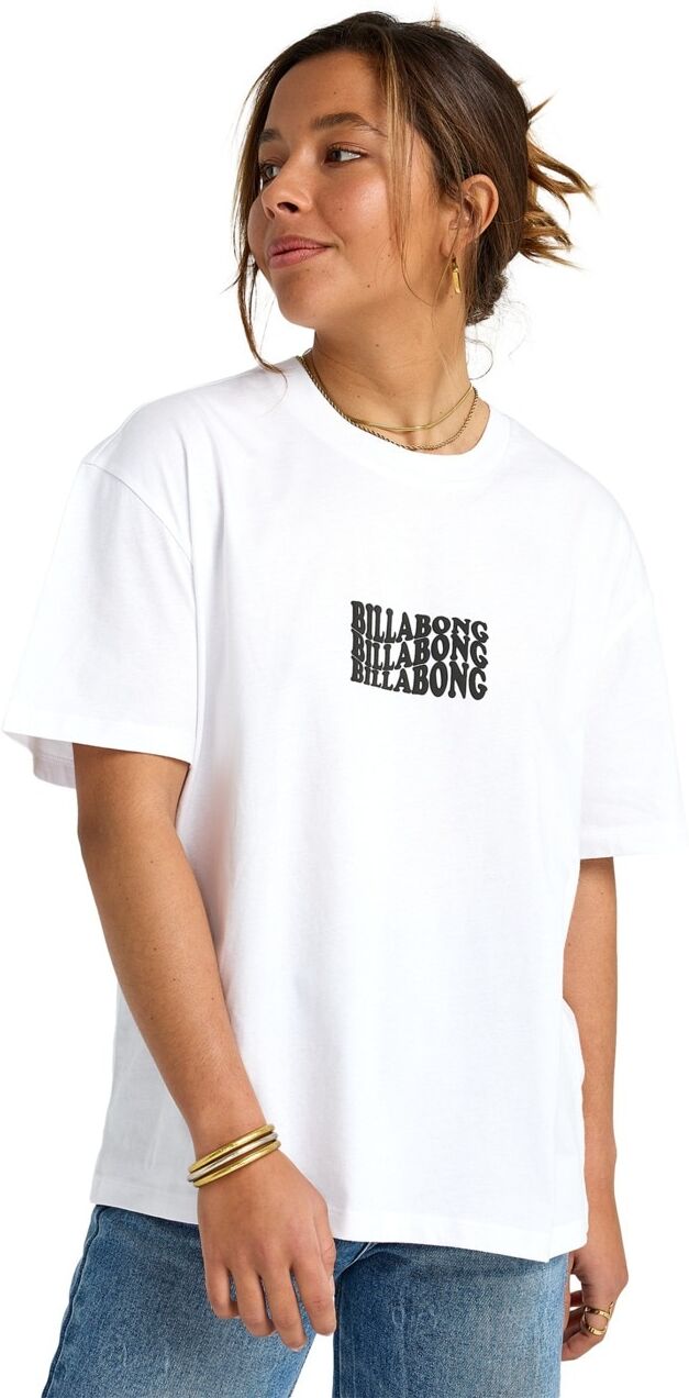 T-Shirt BILLABONG "In The Beyond", Damen, Gr. M, weiss (weiß), Obermaterial: 100% Baumwolle., Shirts T-Shirt weiß M