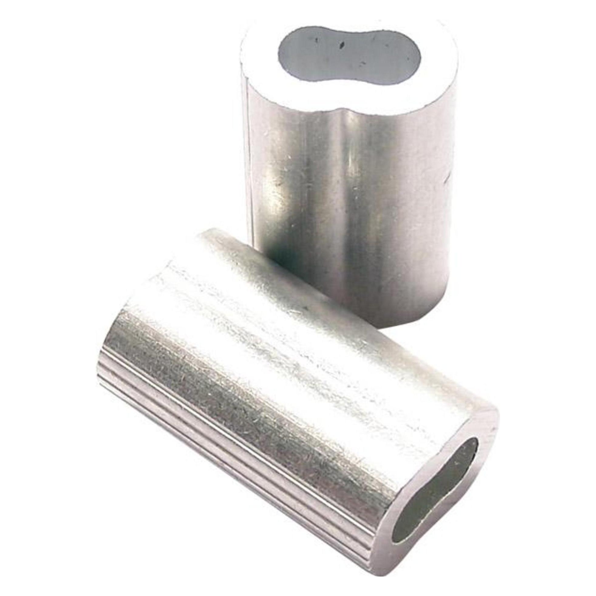 Pösamo Pressklemmen f. Drahtseil 2,0mm Aluminium (4011645032116)