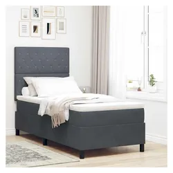 vidaXL, Boxspringbett, Nio Crystal button tufted (100 x 200 cm)