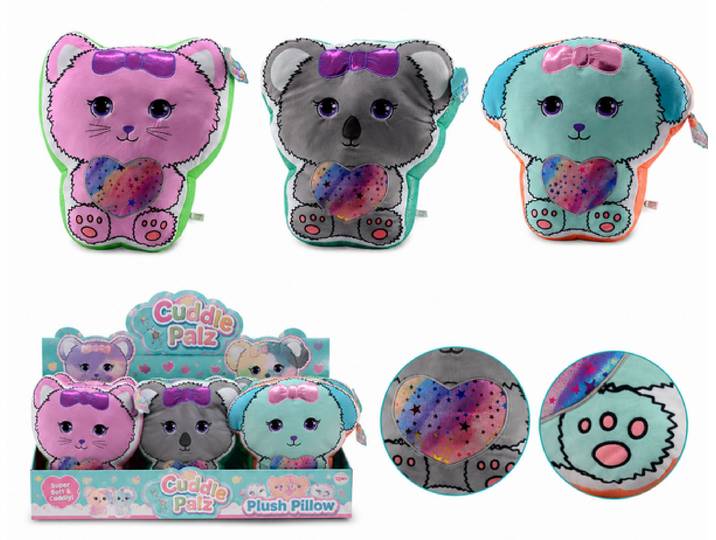 Plush & Play - Dieren kussen - Schattig