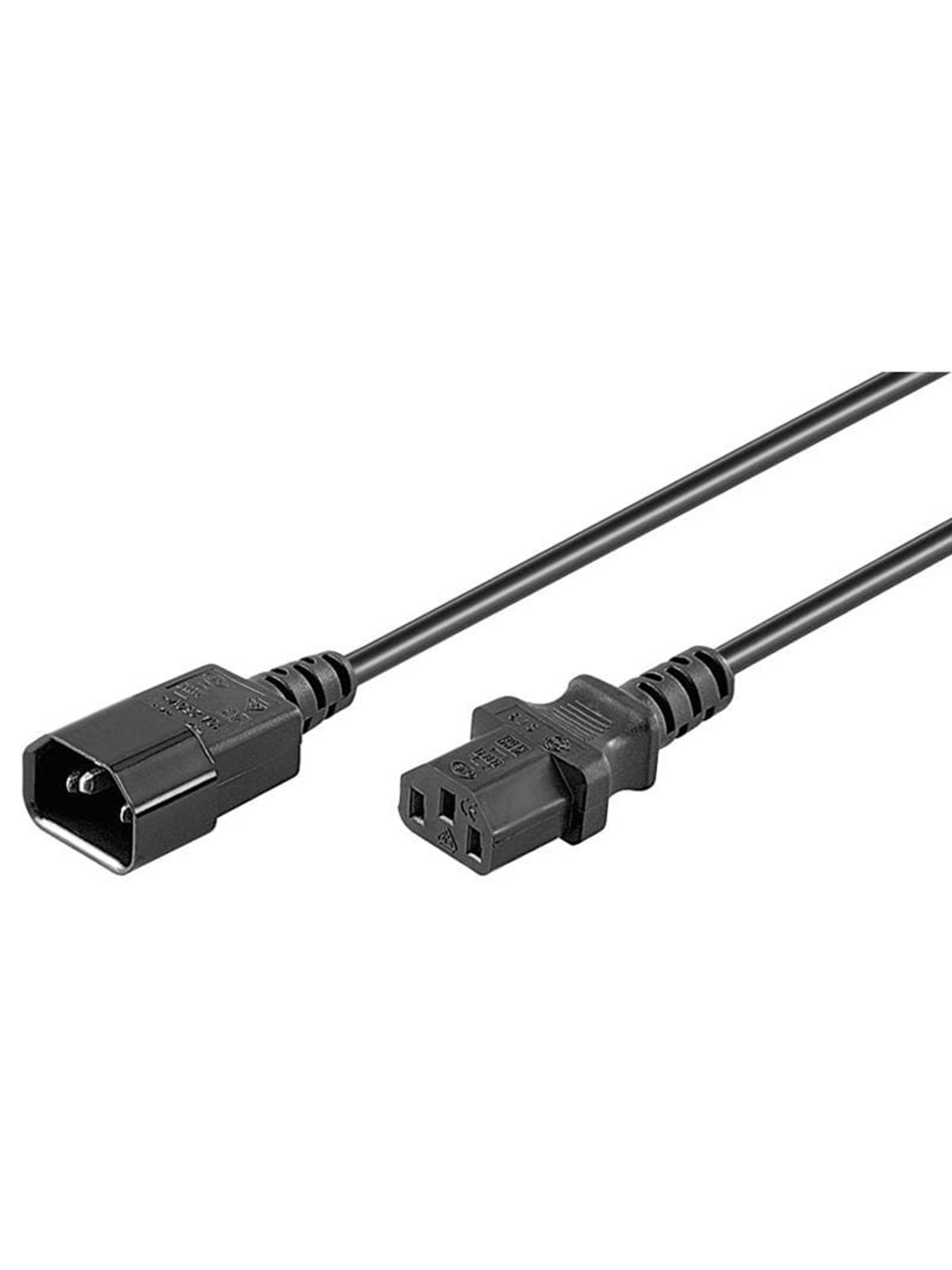 Pro Strom Kabel C14 - C13 - 1m