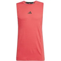 ADIDAS Herren Shirt Designed for Training Workout, Größe XL in Rot Rot