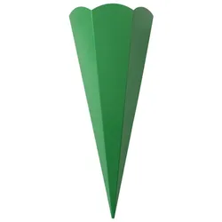 Papp-Schultüte, grün, 68 cm