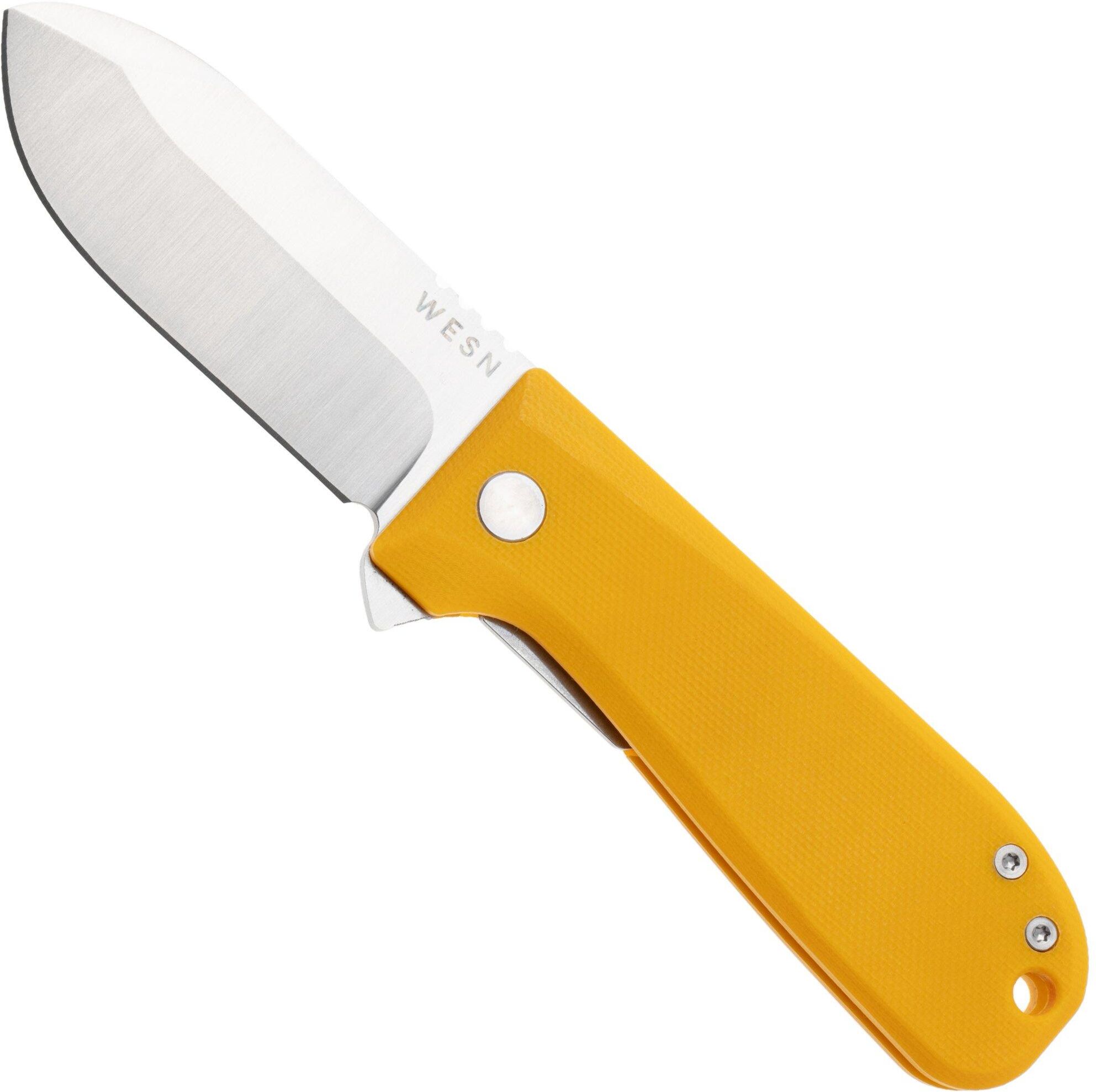 WESN Allman SN04-3, CPM S35VN, Mustard G10, coltellino tascabile