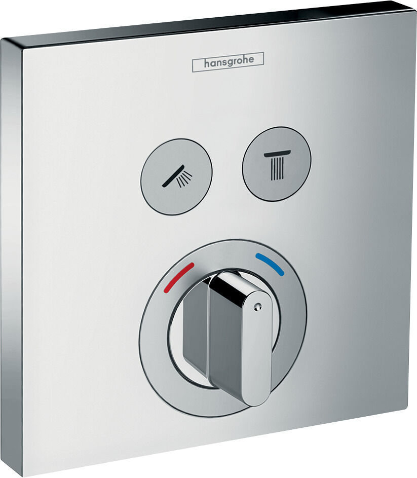 Hansgrohe Mitigeur ShowerSelect 15768000 mitigeur encastré, pour 2 consommateurs, chromé