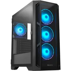 Chieftec Apex (ATX, ITX, mATX, Mini-ITX), PC Gehäuse, Schwarz