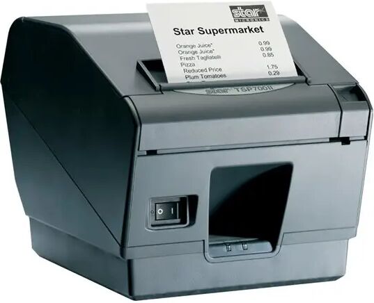 Kvittoskrivare, USB, RS232, LAN, Star TSP743II (RS232)