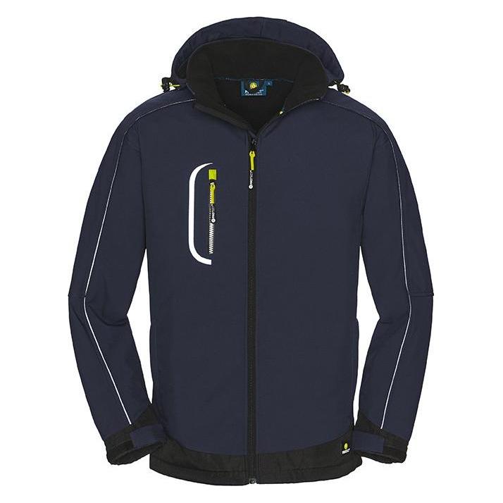 BIG Arbeitsschutz Herren Softshelljacke Montana blau Groesse M (M) (10005573208684)