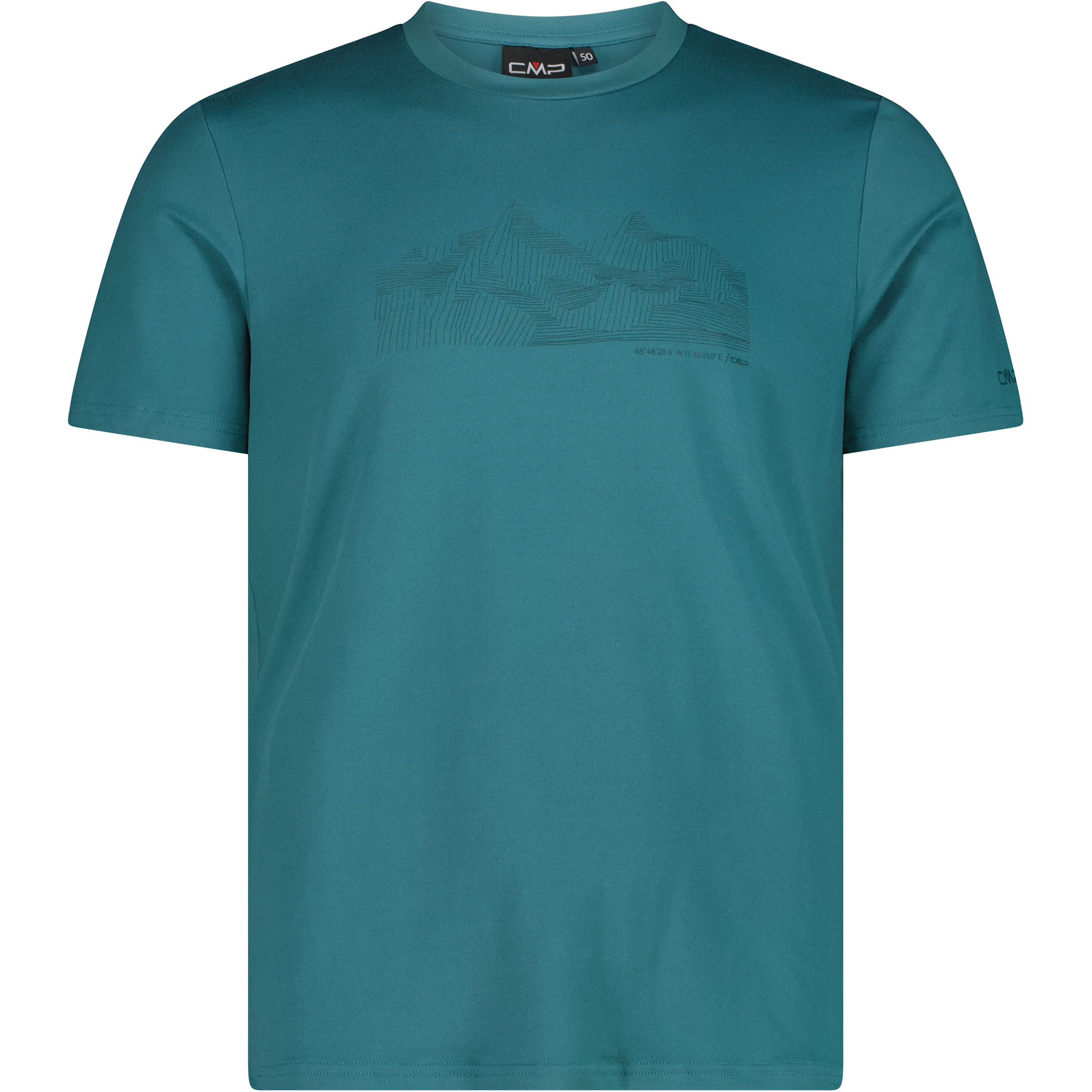 CMP Funktions Herren T-Shirts blau Größe XXL Trekking Elastisch