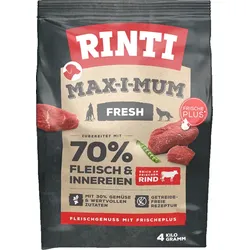 RINTI Max-I-Mum Rind Hundetrockenfutter 4 Kilogramm