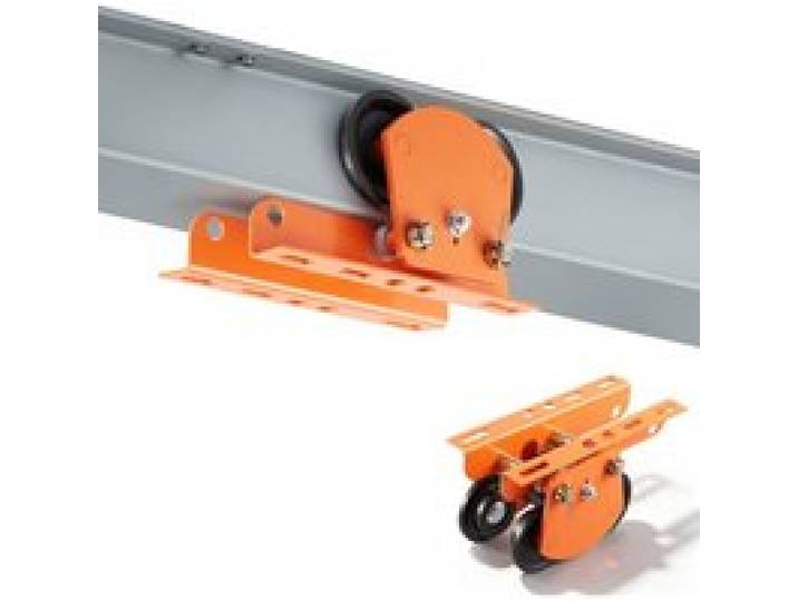 VEVOR Laufkatze mit 998 kg Tragkraft, Manuelles Rollfahrwerk mit Doppelrädern & 68-110 mm Flanschbreite, Handfahrwerk aus Kohlenstoffstahl für I-Träger, Krankatze für PA600 PA700 PA800 PA900 PA1000