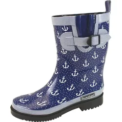 Bockstiegel Marleen Damen Gummistiefel dunkelblau