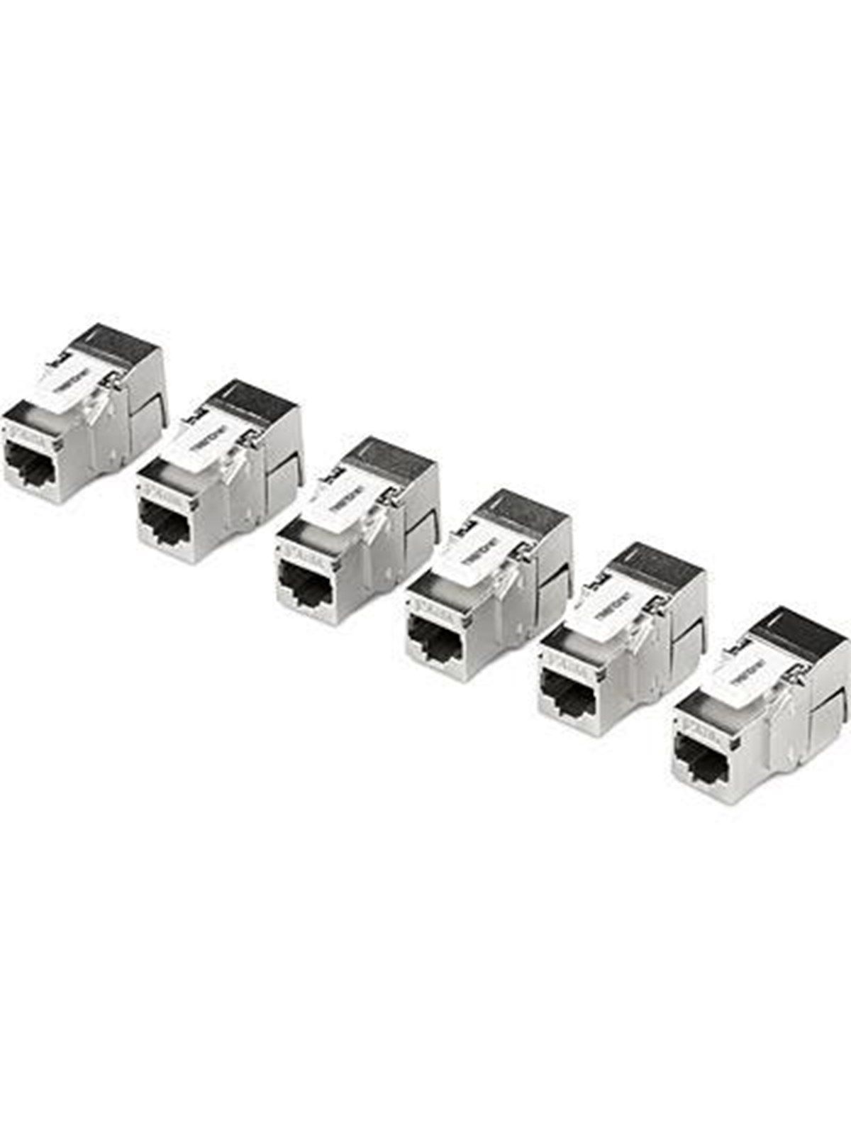 TRENDnet TC-K06C6A Shielded Cat6A Keystone Jack (6-Pack)