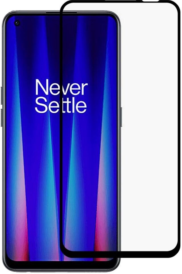 INCOVER OnePlus Nord CE 2 (5G) Glas Skærmbeskyttelse - Full-fit - Sort Kant