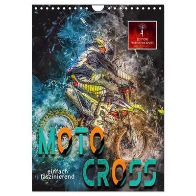 Motocross - einfach faszinierend (Wandkalender 2027 DIN A4 hoch), CALVENDO Monatskalender
