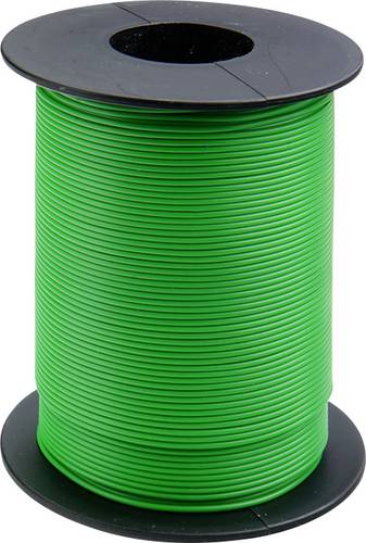 Donau Elektronik 105-4-100 Schaltdraht 1 x 0.20mm² Grün 100m