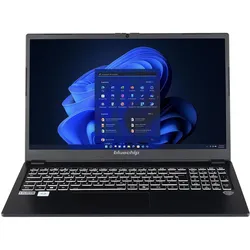 Bluechip TRAVELline B15W61 (15.60", 500 GB, 16 GB, DE, Intel Core 5 120U), Notebook, Schwarz