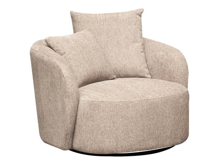 Carryhome Sessel, Taupe, Holz, Metall, Pappel, Sperrholz, Füllung: Polyester, 101x82x97 cm, Wohnzimmer, Sessel, Sonstige Sessel
