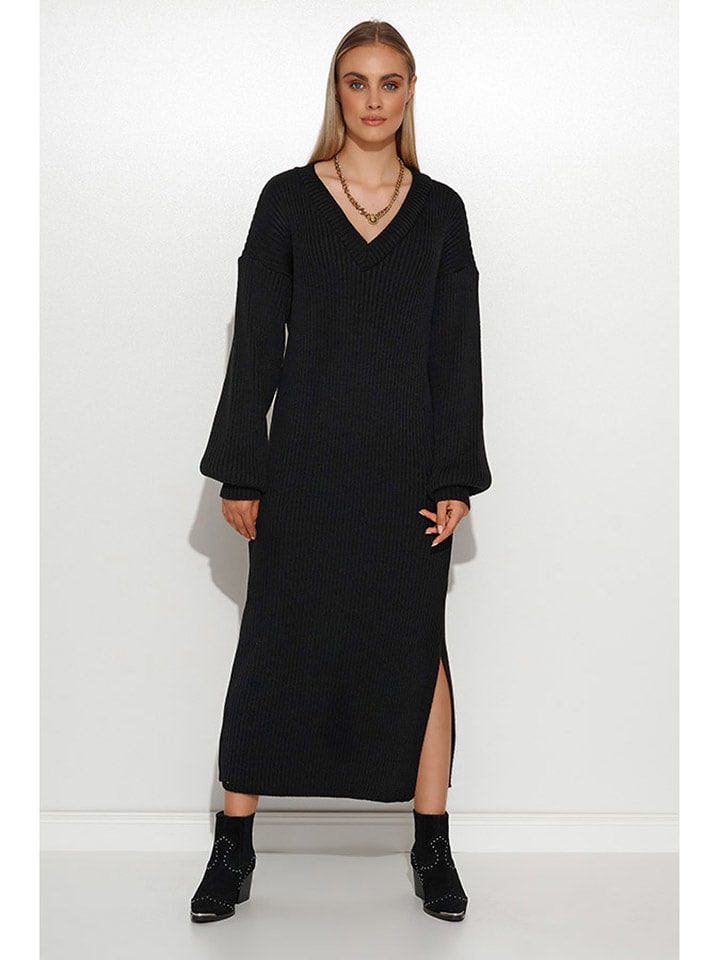 Makadamia Kleid in Schwarz - onesize