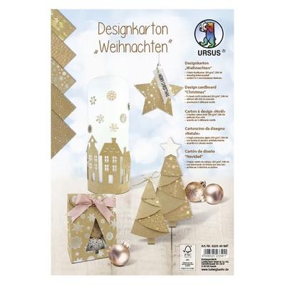 URSUS Sortierung Designkarton 'Weihnachten', DIN A4