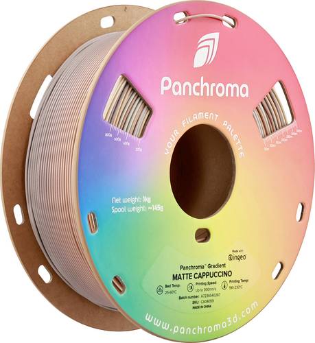 Polymaker CA04059 Panchroma Gradient Matte Filament PLA Mehrfarbig 1.75mm 1000g Cappuccino 1St.