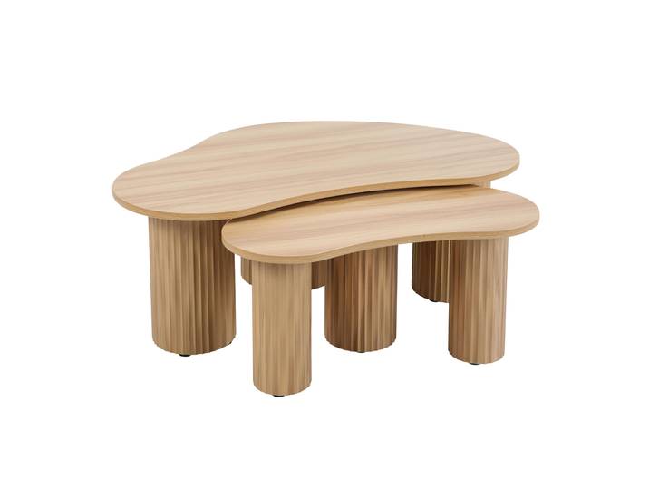 Satztische Design, mit organischer Form, 42x70 cm und 60x100 cm - Von 2
