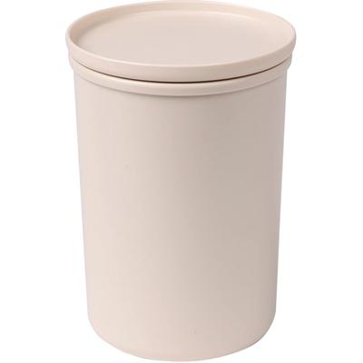 Frischhaltedose AWAVE "AWAVE", beige (natur), H:17,2cm Ø:10,4cm, Kunststoff, Lebensmittelaufbewahrungsbehälter, Frischhaltedose, mit rPET