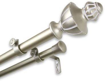InStyleDesign Oden Adjustable Double Curtain Rod