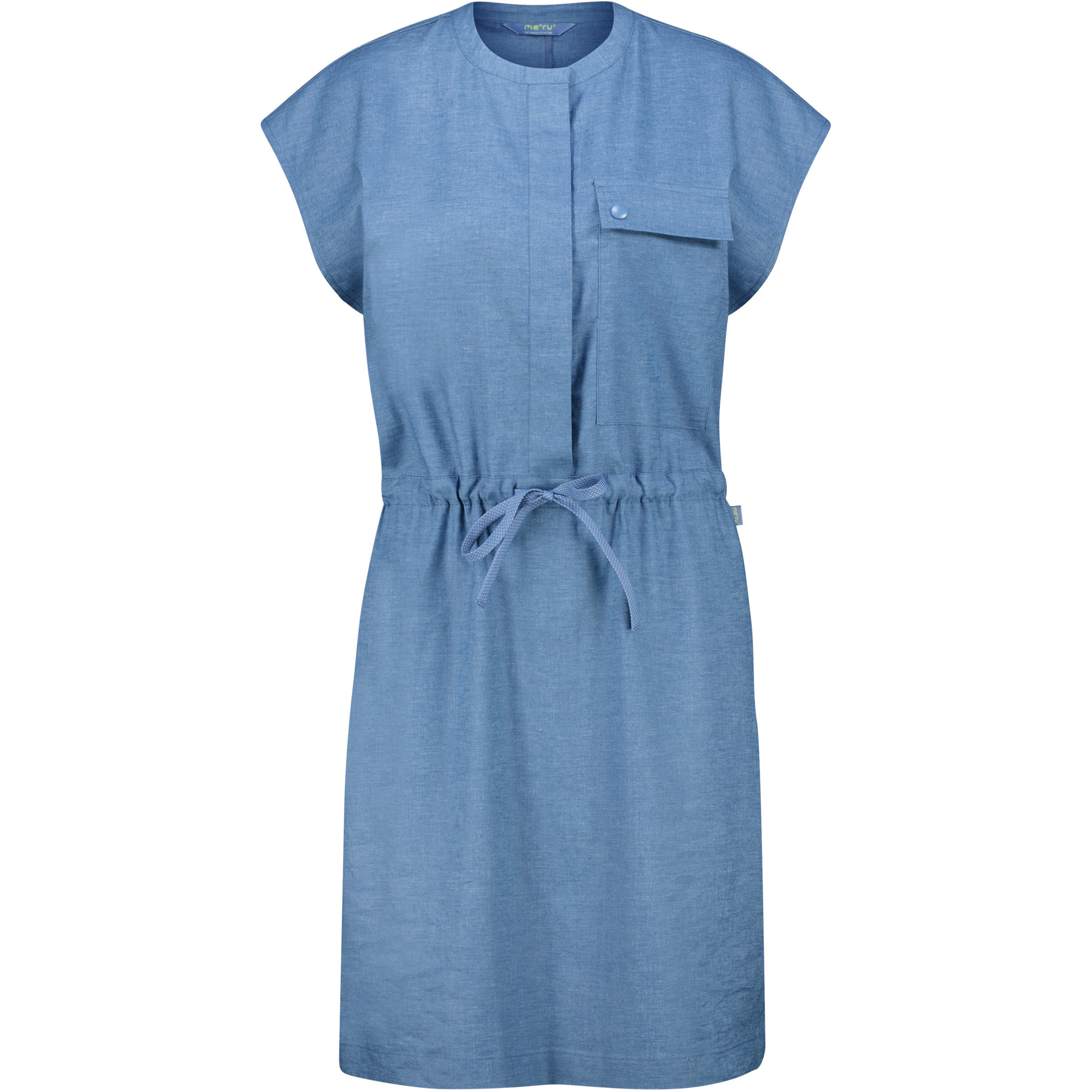 Bergzeit Basics Meru Valence Kleid Damen Kleider blau Größe S Lifestyle Hautfreundlich