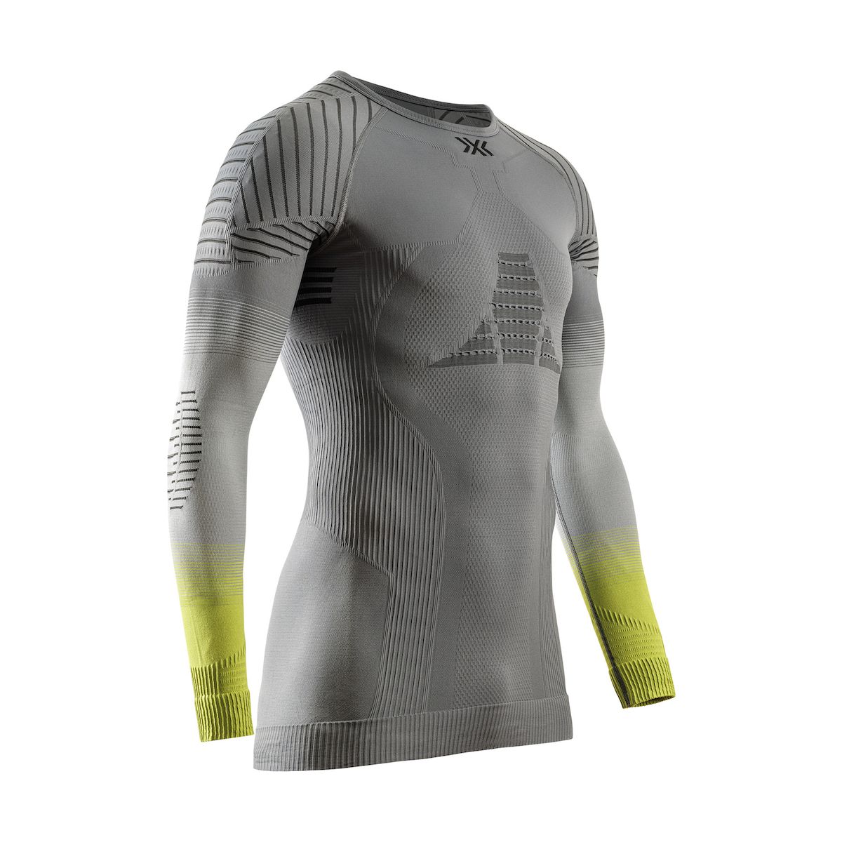 X-Bionic X-bionic Invent Graphics Shirt LS Men rhino grey/light grey/canary (G816) XXL IN-YTBYW24M-G816-XXL